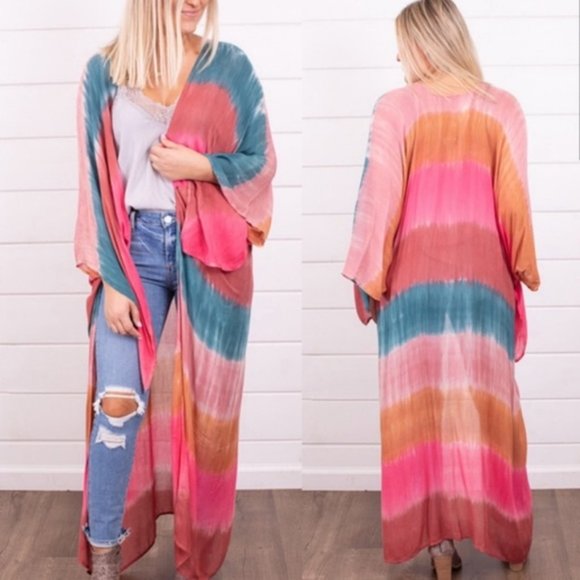Brand New Bohemian Kimono Cardigan - Picture 5 of 7